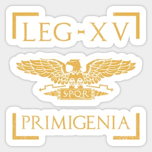 Legio XV Primigenia Eagle Emblem Roman Legion Sticker